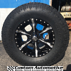 17x9 Helo HE791 Maxx Black and Milled wheel - 285/70r17 Toyo Open Country AT2