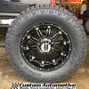 20x9 XD Hoss Black wheel - LT325/60r20 Toyo Open Country AT2