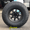 17x8.5 Method 701 Trail Series black wheel - LT285/75r17 Toyo Open Country AT2 Extreme tire