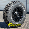 15x8 Fuel Vapor D560 matte black wheel - 30x9.50r15 BFGoodrich KO2 tire