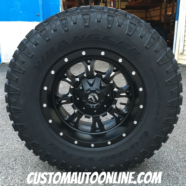 Custom Automotive :: Packages :: Off-Road Packages :: 17x9 Fuel Offroad  Krank D517 Black - 285/70r17 Goodyear Wrangler Duratrac