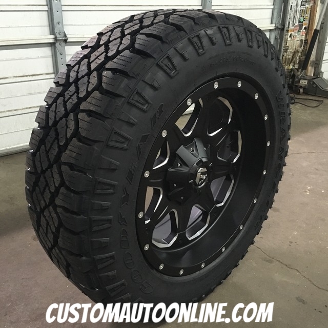 Custom Automotive :: Packages :: Off-Road Packages :: 20x9 Fuel Offroad  Boost D534 Black - 275/60r20 Goodyear Wrangler Duratrac