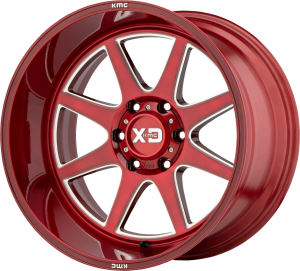 XD Pike 844 - Brushed Red and Milled
