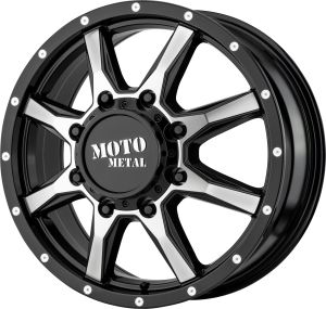 Moto Metal MO995 Dually - Gloss Black and Machined