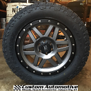 20x9 XD Machete XD128 Matte Gray with Black Beadlock - LT285/55r20 Toyo Open Country At2 Extreme